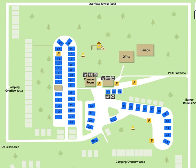 Campground Site Map